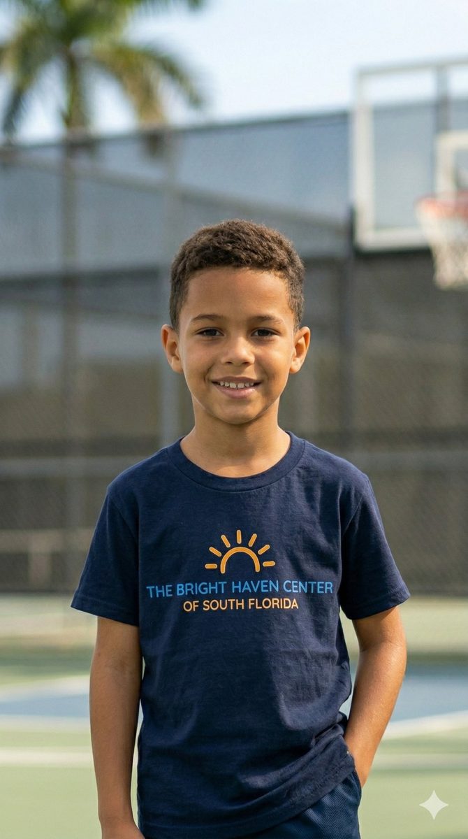 Child at The Bright Haven Center